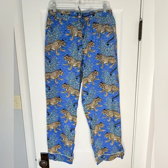 NWT PRINTFRESH Organic Cotton Bagheera Print Long Sleeve Pajama Set Size Small - Picture 7 of 11